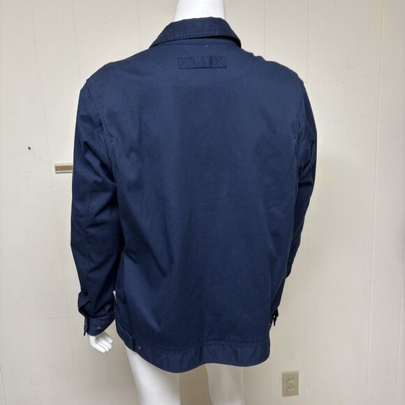 Duluth Trading Everyday Work Jacket Mens XL Blue 34318 Lightweight Chore Coat - Picture 3 of 8